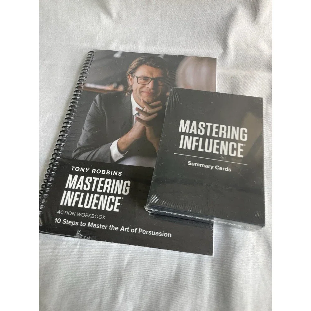 Tony Robbins New Book Bundle Lot + Workbook + Cards